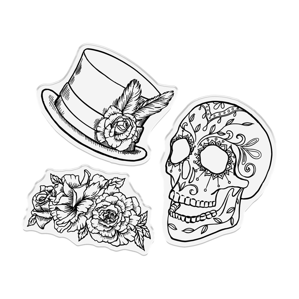 Crafter's Companion Day of the Dead Stamp & Die Sugar Skull Embellish (SD-DOD-STD-SSE) Crafter's Companion Day of the Dead Stamp & Die Sugar Skull Embellish (SD-DOD-STD-SSE)