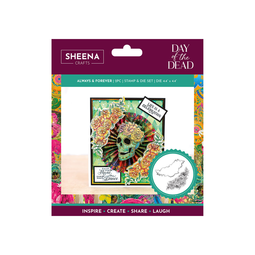 Crafter's Companion Day of the Dead Stamp & Die Always & Forever (SD-DOD-STD-ALFO) Crafter's Companion Day of the Dead Stamp & Die Always & Forever (SD-DOD-STD-ALFO)