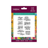 Crafter's Companion Day of the Dead Clear Stamp Life is the Dance (SD-DOD-STP-LITD)