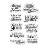 Crafter's Companion Day of the Dead Clear Stamp Life is the Dance (SD-DOD-STP-LITD) Crafter's Companion Day of the Dead Clear Stamp Life is the Dance (SD-DOD-STP-LITD)