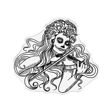 Crafter's Companion Day of the Dead Clear Stamp Harmonious Woman (SD-DOD-STP-HAWO) Crafter's Companion Day of the Dead Clear Stamp Harmonious Woman (SD-DOD-STP-HAWO)