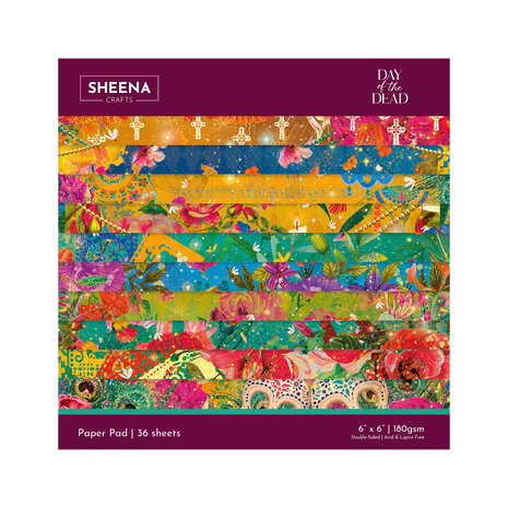 Crafter's Companion Day of the Dead 6x6 Inch Paper Pad (SD-DOD-PAD6) Crafter's Companion Day of the Dead 6x6 Inch Paper Pad (SD-DOD-PAD6)