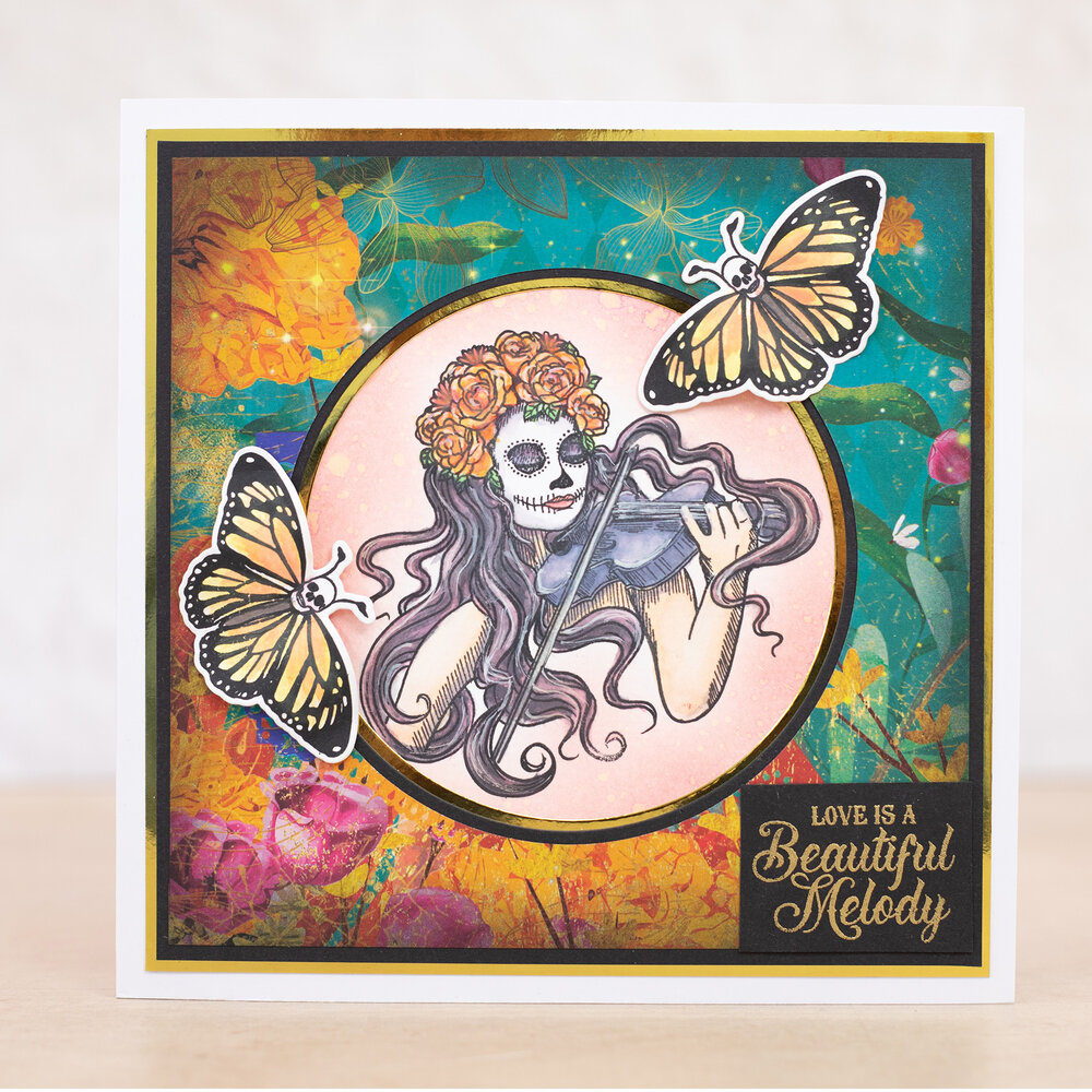 Crafter's Companion Day of the Dead Stamp & Die Butterfly Melody (SD-DOD-STD-BUME) Crafter's Companion Day of the Dead Stamp & Die Butterfly Melody (SD-DOD-STD-BUME)