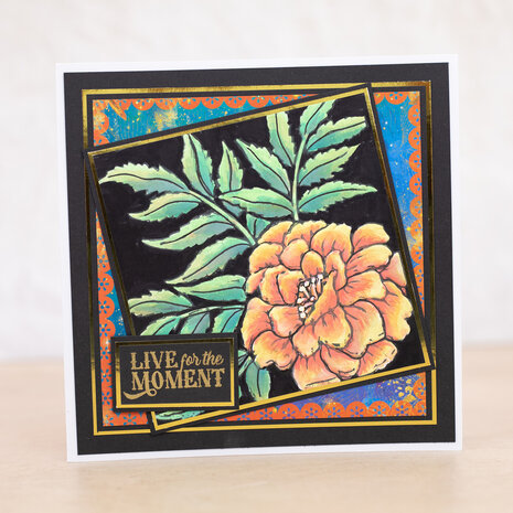 Crafter's Companion Day of the Dead 3D Embossing Folder Marigold Medley (SD-DOD-EF5.5-3D-MAME)