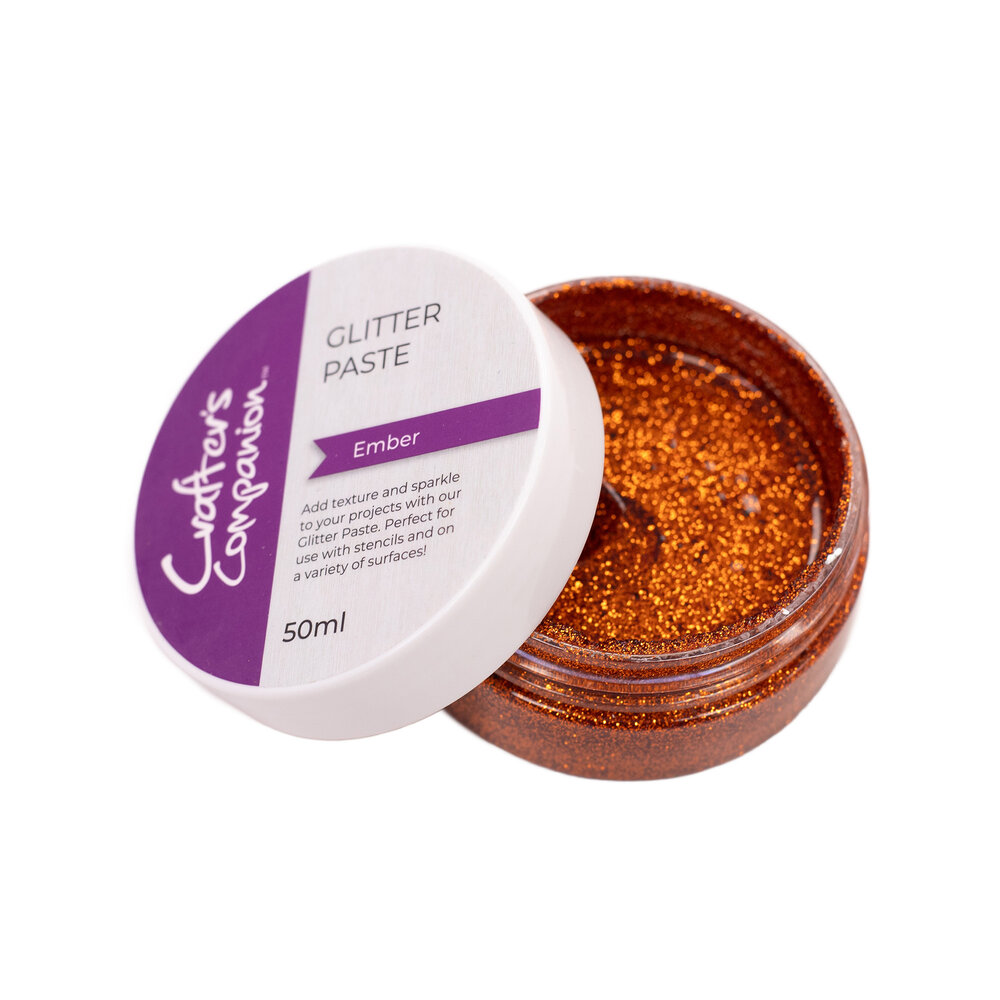 Crafter's Companion Halloween & Fall Glitter Paste Ember 50ml (CC-MME-GLIPA-EMBE)