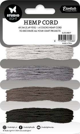 Studio Light Shades Of Grey Hemp Cord (SL-ES-RIB17) (BASIC) Studio Light Shades Of Grey Hemp Cord (SL-ES-RIB17) (BASIC)