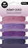 Shades Of Purple Hemp Cord (SL-ES-RIB16) (BASIC) Shades Of Purple Hemp Cord (SL-ES-RIB16) (BASIC)