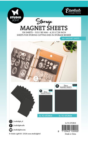 Studio Light Storage Magnet Sheets A6+ Magnetic Sheets (10pcs) (SL-TO-STOR05) (BASIC)