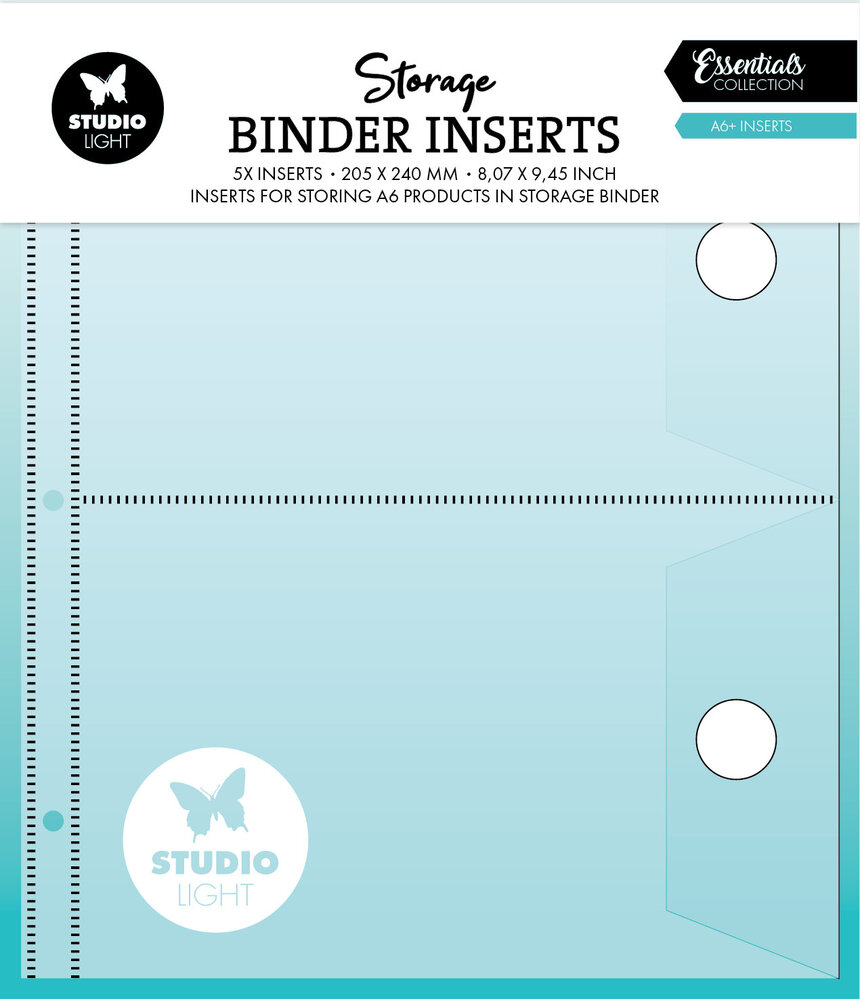 Studio Light Storage Binder Inserts A6+ Insert (5pcs) (SL-TO-STOR02) (BASIC) Studio Light Storage Binder Inserts A6+ Insert (5pcs) (SL-TO-STOR02) (BASIC)