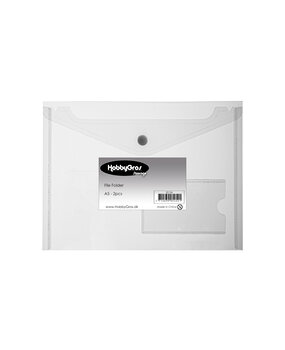 HobbyGros Storage File Folder w/ Pocket - A5 (2pcs) (SS124)