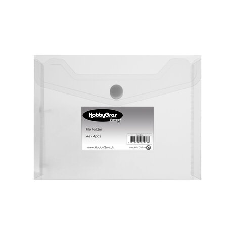 HobbyGros Storage File Folder - A6 (4pcs) (SS125)