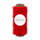 Simple and Basic Bright Red Polyester Thread 50m (SBA708)