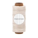 Simple and Basic Ivory Polyester Thread 50m (SBA703)