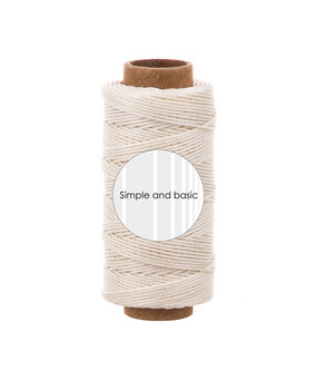 Simple and Basic Ivory Polyester Thread 50m (SBA703)