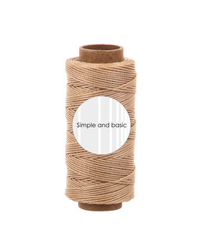 Simple and Basic Sand Polyester Thread 50m (SBA712)