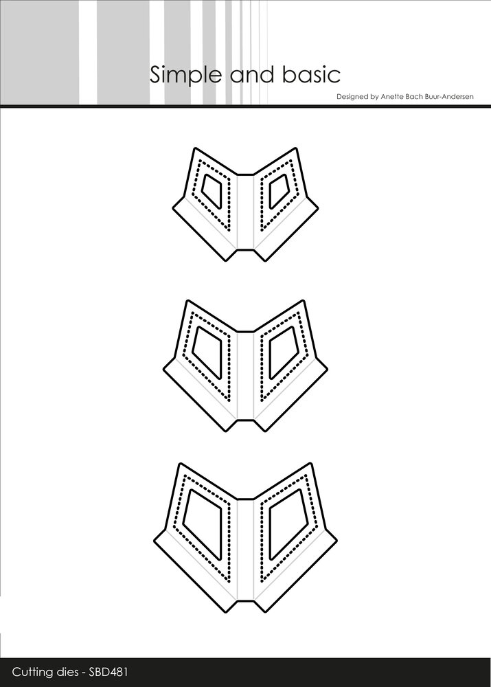 Simple and Basic 3D Star - Flat Dies (SBD481)