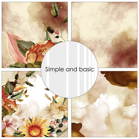 Simple and Basic A touch of autumn 12x12 Inch Paper Pack (SBP738) Simple and Basic A touch of autumn 12x12 Inch Paper Pack (SBP738)