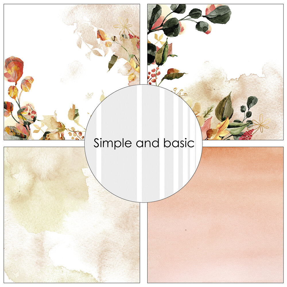 Simple and Basic A touch of autumn 6x6 Inch Paper Pack (SBP538)