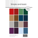 Simple and Basic Christmas tones A5 Solid Papers (SBP965)