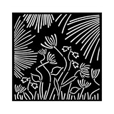 Stamperia Forest Thick Stencil 18x18cm Abstract Flowers (KSTDQ118) Stamperia Forest Thick Stencil 18x18cm Abstract Flowers (KSTDQ118)