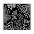 Forest Thick Stencil 18x18cm Abstract Flowers (KSTDQ118)