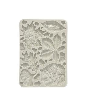 Stamperia Forest Silicon Mould A5 Leaves and Acorns (KACMA539) (DISCONTINUED)