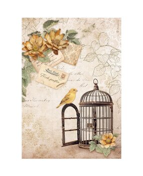 Stamperia Golden Harmony A4 Rice Paper Cage (6pcs) (DFSA4950) Stamperia Golden Harmony A4 Rice Paper Cage (6pcs) (DFSA4950)