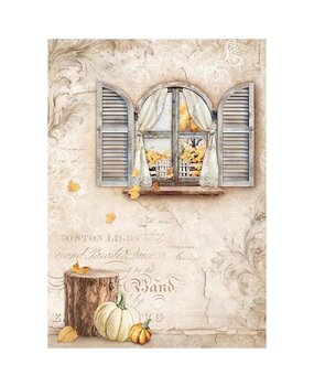 Stamperia Golden Harmony A4 Rice Paper Window (6pcs) (DFSA4949)
