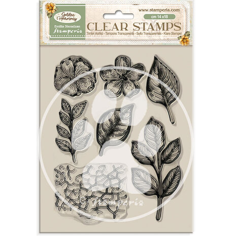 Stamperia Golden Harmony Clear Stamps (WTK201) Stamperia Golden Harmony Clear Stamps (WTK201)