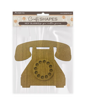 Stamperia Golden Harmony MDF Crafty Shapes Blanks Telephone (KLSM24)