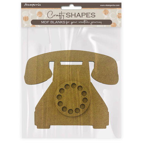 Stamperia Golden Harmony MDF Crafty Shapes Blanks Telephone (KLSM24) Stamperia Golden Harmony MDF Crafty Shapes Blanks Telephone (KLSM24)