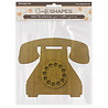 Stamperia Golden Harmony MDF Crafty Shapes Blanks Telephone (KLSM24) Stamperia Golden Harmony MDF Crafty Shapes Blanks Telephone (KLSM24)