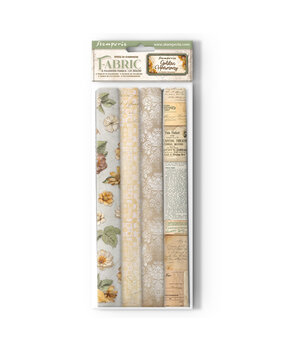 Stamperia Golden Harmony 12x12 Inch Fabric Sheets (4pcs) (SBPLT34) Stamperia Golden Harmony 12x12 Inch Fabric Sheets (4pcs) (SBPLT34)