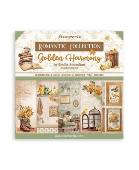 Stamperia Golden Harmony 12x12 Inch Paper Pack (SBBL160) Stamperia Golden Harmony 12x12 Inch Paper Pack (SBBL160)