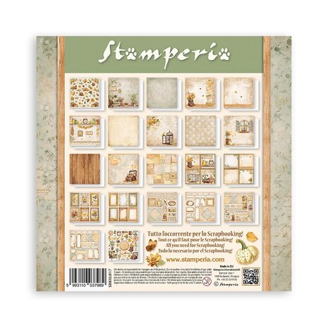 Stamperia Golden Harmony 12x12 Inch Paper Pack Maxi (Single Face) (SBBXLB17) Stamperia Golden Harmony 12x12 Inch Paper Pack Maxi (Single Face) (SBBXLB17)