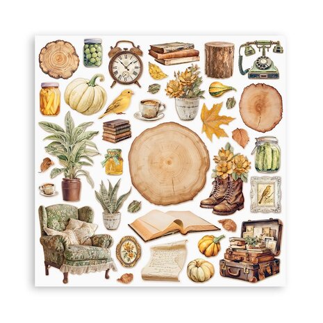 Stamperia Golden Harmony 8x8 Inch Paper Pack (SBBS114) Stamperia Golden Harmony 8x8 Inch Paper Pack (SBBS114)