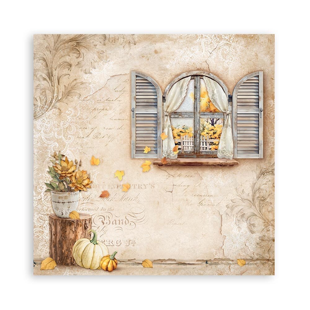 Stamperia Golden Harmony 8x8 Inch Paper Pack Maxi (Single Face) (SBBSXB05) Stamperia Golden Harmony 8x8 Inch Paper Pack Maxi (Single Face) (SBBSXB05)