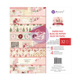 Prima Marketing 25 & Peppermint 8x8 Inch Paper Pad (981457)
