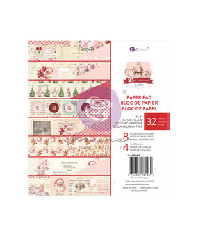 Prima Marketing 25 & Peppermint 6x6 Inch Paper Pad (981464)
