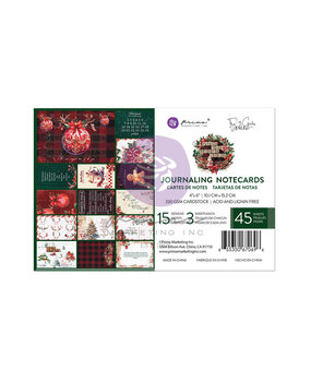 Prima Marketing From the North Pole 4x6 Inch Journaling Cards (670696)