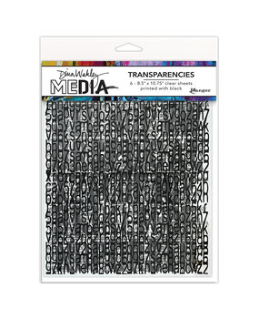 Ranger Dina Wakley MEdia Transparencies Typography Set 2 (MDA82668) Ranger Dina Wakley MEdia Transparencies Typography Set 2 (MDA82668)