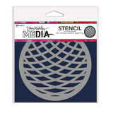 Ranger Dina Wakley MEdia Stencil Squished Coaster (MDS84976) (DISCONTINUED)