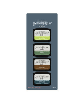 Spellbinders BetterPress Ink Woodlands Set Mini Set (4pcs) (BPI-024) Spellbinders BetterPress Ink Woodlands Set Mini Set (4pcs) (BPI-024)