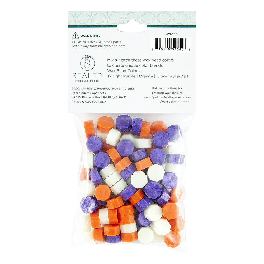 Spellbinders Must-Have Wax Bead Mix Halloween (100pcs) (WS-130)