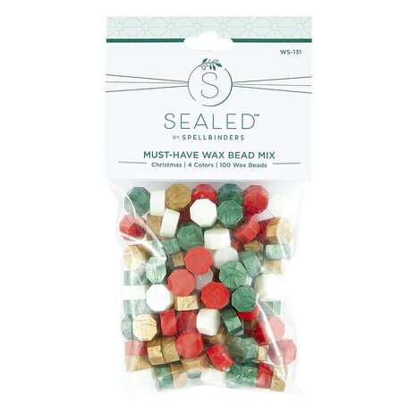 Spellbinders Must-Have Wax Bead Mix Christmas (100pcs) (WS-131) Spellbinders Must-Have Wax Bead Mix Christmas (100pcs) (WS-131)