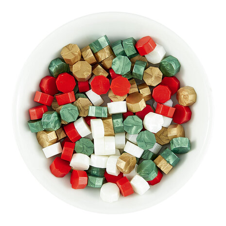 Spellbinders Must-Have Wax Bead Mix Christmas (100pcs) (WS-131) Spellbinders Must-Have Wax Bead Mix Christmas (100pcs) (WS-131)