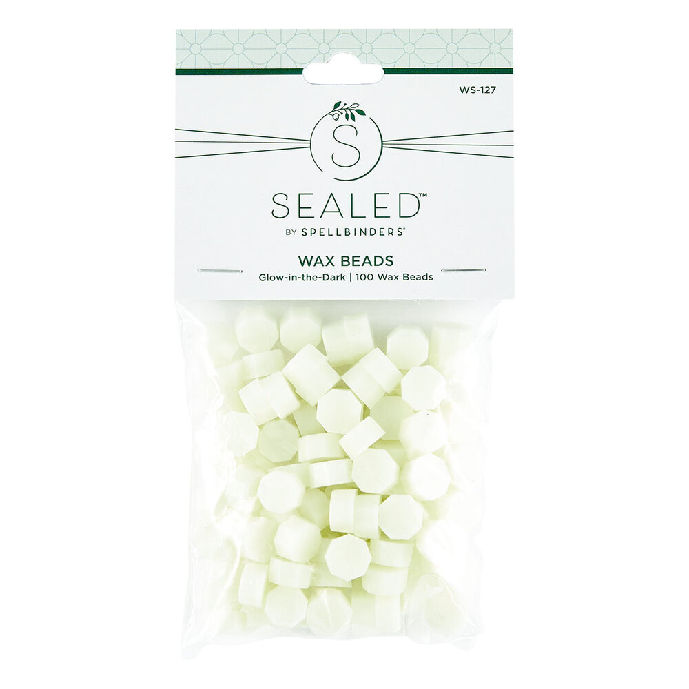 Spellbinders Glow-in-the-Dark Wax Beads (100pcs) (WS-127)