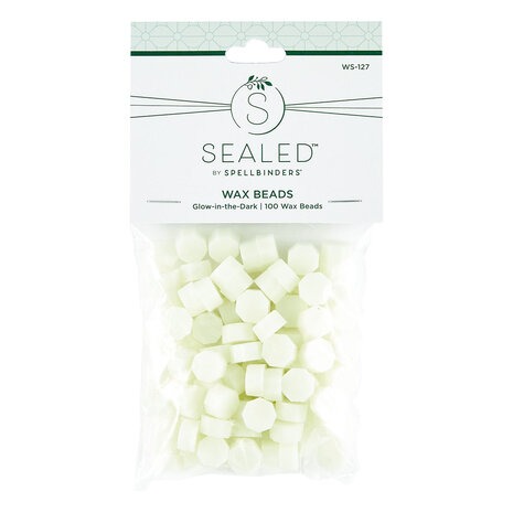 Spellbinders Glow-in-the-Dark Wax Beads (100pcs) (WS-127)