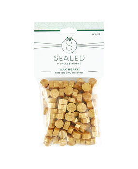 Spellbinders Glitz Gold Wax Beads (100pcs) (WS-125)