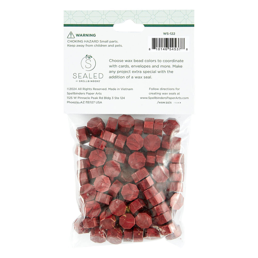 Spellbinders Candy Apple Wax Beads (100pcs) (WS-122)